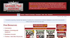 Desktop Screenshot of germanwarmachine.com
